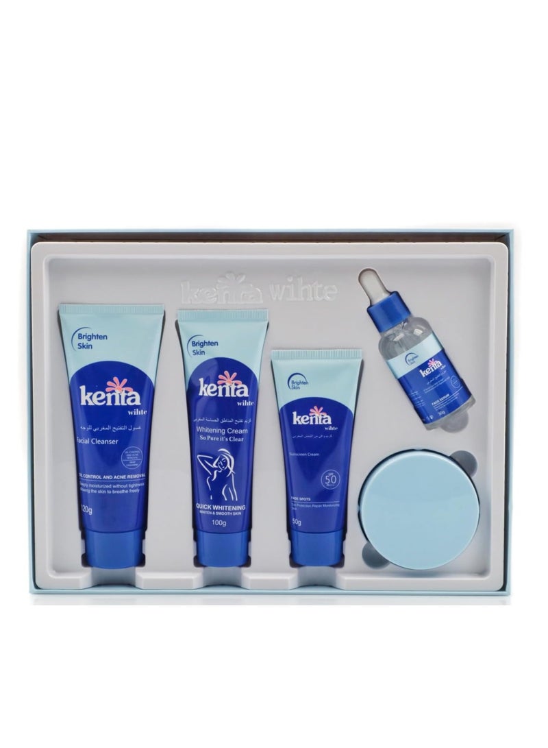 kenta 5 Pcs Effective Skin Whitening Powerful Formula Set KW0114 - Image 4