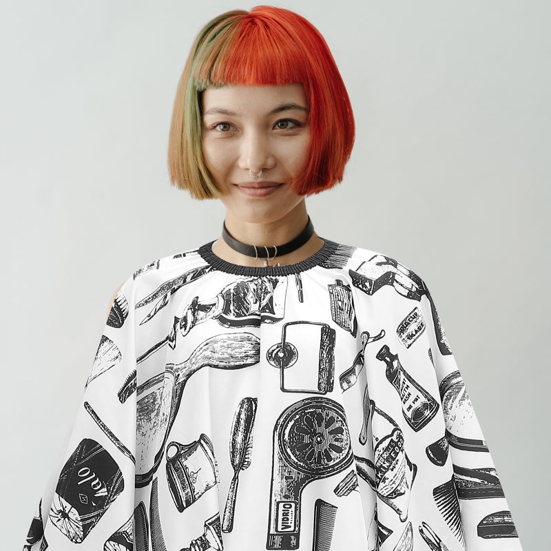 Hair Salon Cape Stylist Apron Hairdresser Apron Barber Shops 168.00X158.00X0.20CM Exquisite Design Details Protect From Hair Debris 1Pcs - Image 4