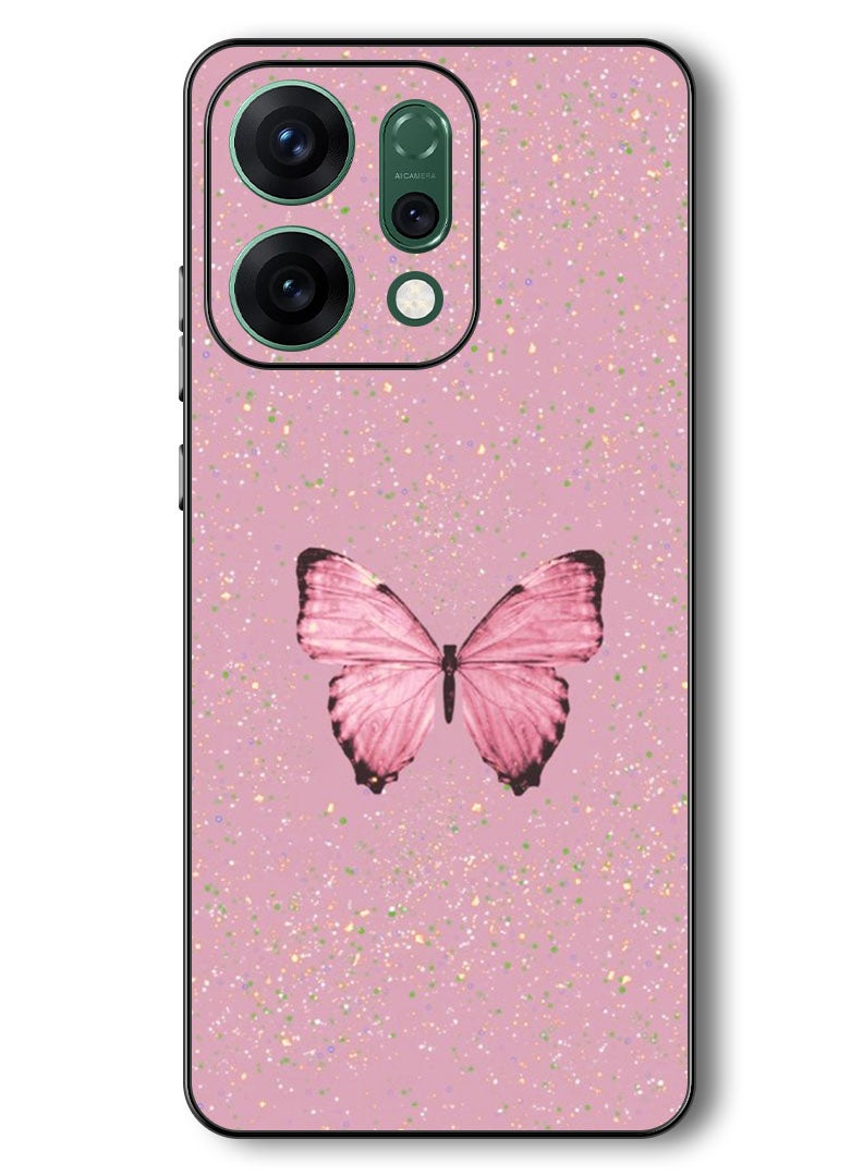 Theodor Case Compatible with Oppo Reno 14 6.59 Inch Protection Shockproof Bumper Cover Glitter Butter 1 - Image 1