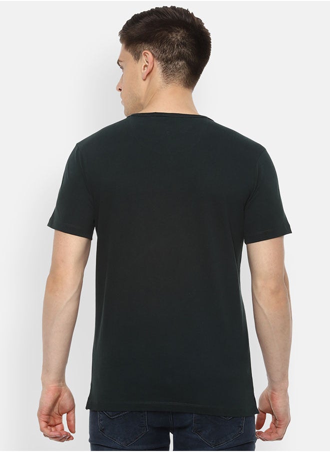 LOUIS PHILIPPE - Slim Fit Casual Crew Neck T-shirt - Image 1