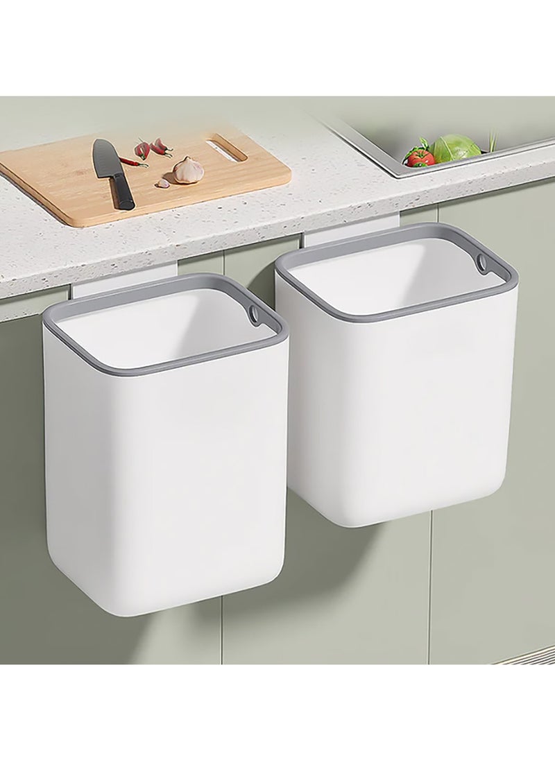 LIMITLESS 3 Gallon Capacity Hanging Kitchen Trash Can Z85 Kitchen Compost Bin for Counter Top or Under Sink, Hanging Small Trash Can  - Image 2