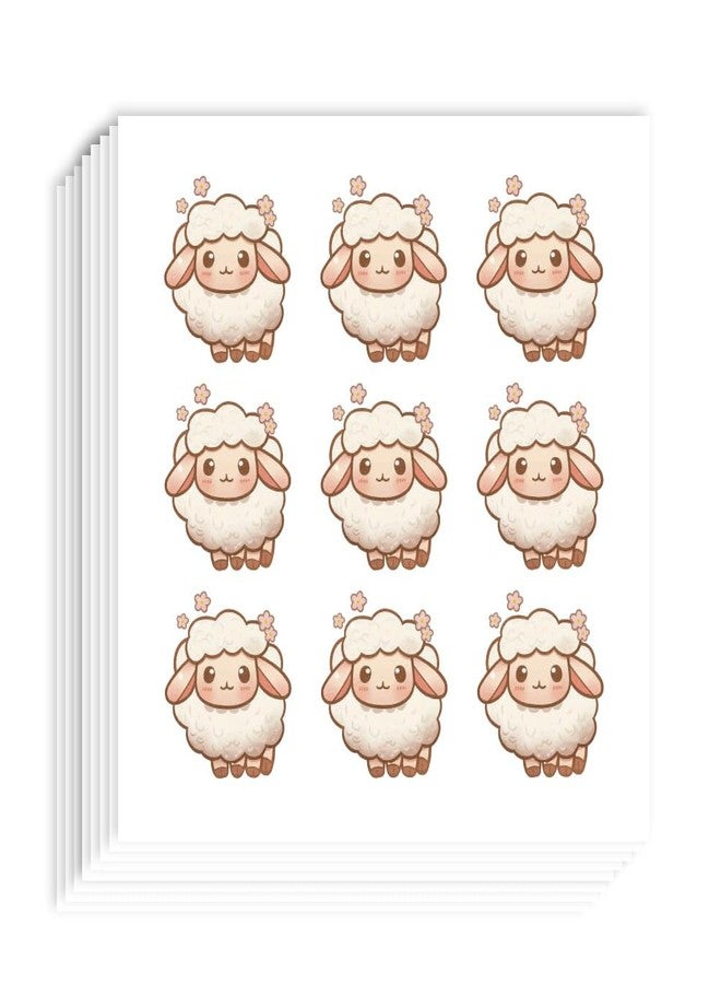 AHANDMAKER 180Pcs Sheep Planner Stickers, 0.94x0.86 Inch Self-Adhesive Lamb Scrapbook Paper Stickers, Sheep Stickers Decals for Scrapbooking Planner Calendar DIY Crafts Party Decor Gift Bag Seal - Image 1