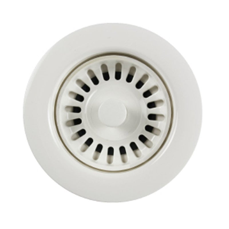 Houzer 190-9261 Sink Strainer For 3.5-Inch Drain Openings  White - Image 1