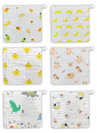 MARGOUN Baby Muslin Washcloths Soft Face Cloths for Newborn 30 * 30 cm, Absorbent Bath Face Towels, Baby Wipes, Burp Cloths or Face Towels (6 Pack) - pzsku/Z5FF1858EE5265B23DBD3Z/45/_/1681113563/01e09d42-81c7-47e3-9ec7-28e84f1bab58