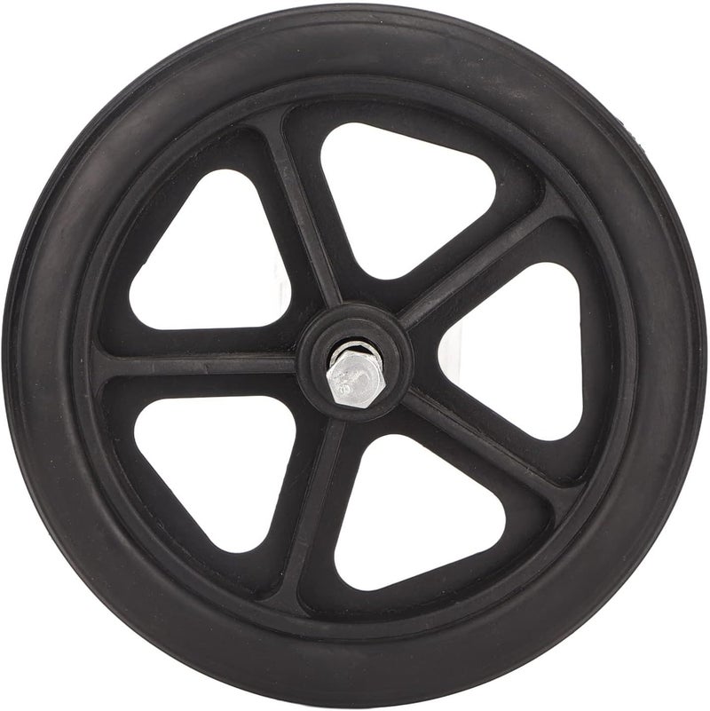 klarako Wheelchair Wheel Replacement, 2Pcs Wheelchair Wheel Replacement Part, 7in Rubber Low Noise Wheelchair Wheel Walker Caster for Rollator - Image 4