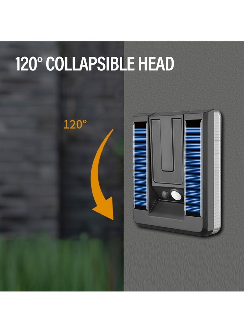 AROAQ Solar Floodlights with Motion Sensor, 120° Wide Angle, 3 Lighting Modes,, Rechargeable Lithium Battery, Plastic Shade, Infrared Sensor, Solar Powered Security Lights for Garden, Backyard, Garage Pack Of 2 - Image 5