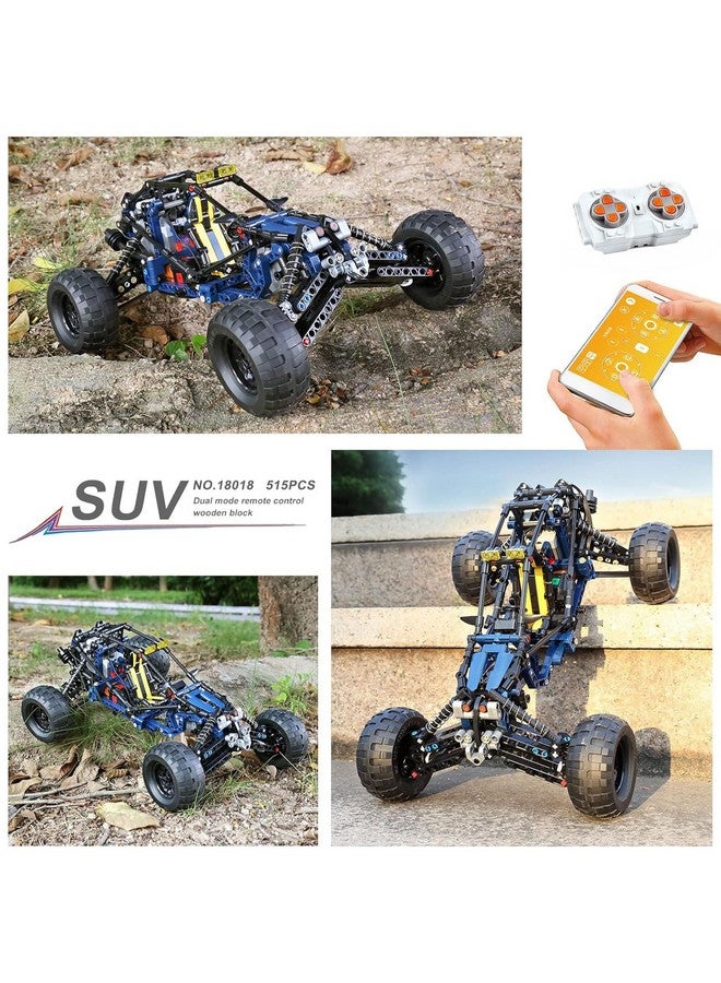 mould king Mould King RC Off-Road Building Car Toys, 515 Pieces Building Blocks Lightning Climbing Car Model with Motors (Remote Control and APP Control), Intelligent Building Kits for Boys  - Image 4