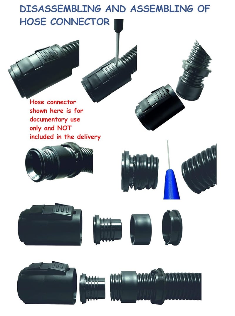 RODAK RODAK Vacuum Cleaner Hose Compatible With Karcher 35mm Inner Diameter 43 mm Outer Diameter 6m - Image 5