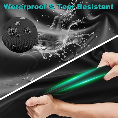 TRELC Air Conditioner Covers for Outside Units Outdoor Waterproof Central AC Cover Winter AC Unit Defender Covers All Season Heavy Duty Top Cover Protect from Snow Leaves Dust Debris32x32 - Image 3