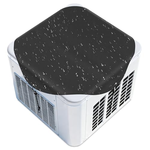TRELC Air Conditioner Covers for Outside Units Outdoor Waterproof Central AC Cover Winter AC Unit Defender Covers All Season Heavy Duty Top Cover Protect from Snow Leaves Dust Debris32x32 - Image 1