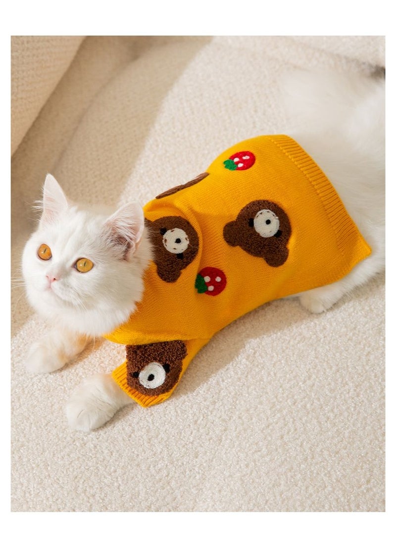 A.M autumn and winter short pet sweaters for Pomeranians, cats, Teddy bears, Bichon Frise, Schnauzers, Poodles, small dogs and dog clothes - Image 5