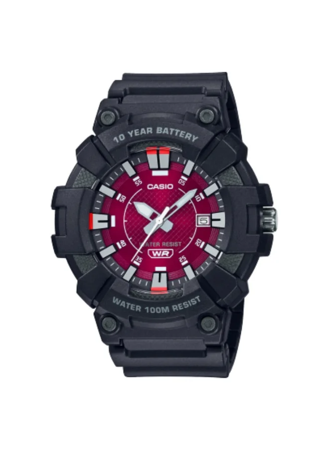 كاسيو Men's Resin Analog Watch MW-610H-4AVDF - 49 mm
