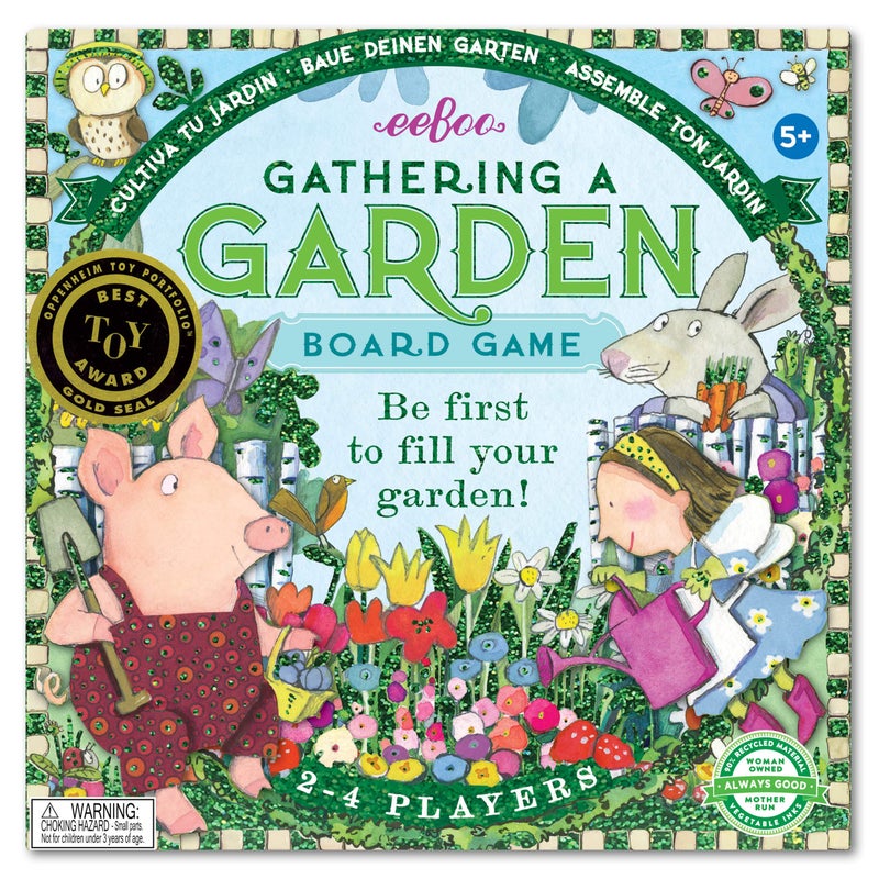 eeBoo: Gathering a Garden Board Game, Educational Games and Activities That Cultivate Conversation, Socialization, and Skill-Building, Perfect for Ages 5 and up - Image 1