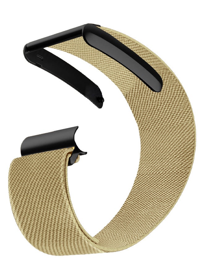 CATANES Nylon Sport Band for Whoop 4.0 Breathable Adjustable Wristband, Water Resistant Replacement Strap, Soft, Comfort, Durability, Easy to Use - Beige - Image 1
