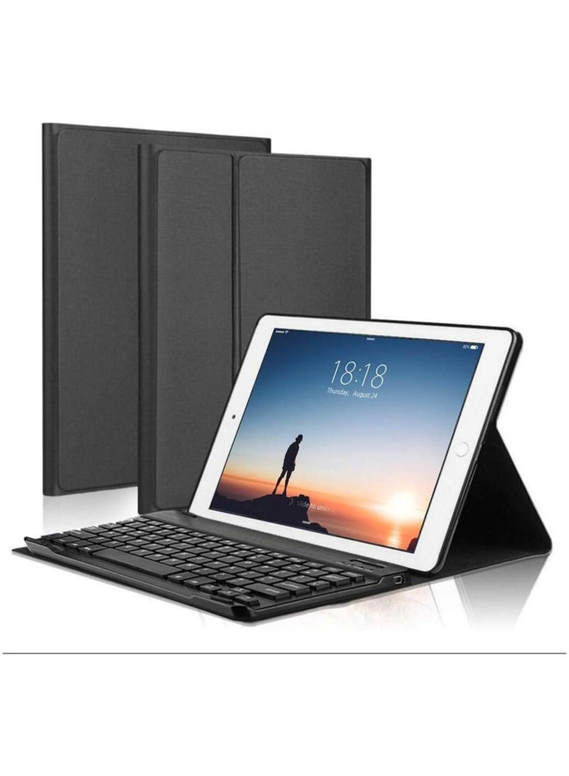 Keyboard Case for iPad Pro 10.5", Wireless Bluetooth Keyboard Case with Ultra Slim Magnetically Detachable PU Leather Cover and Multi-Angle Stand Compatible with New iPad Air 3 2019/ iPad Pro 10.5 - Image 1