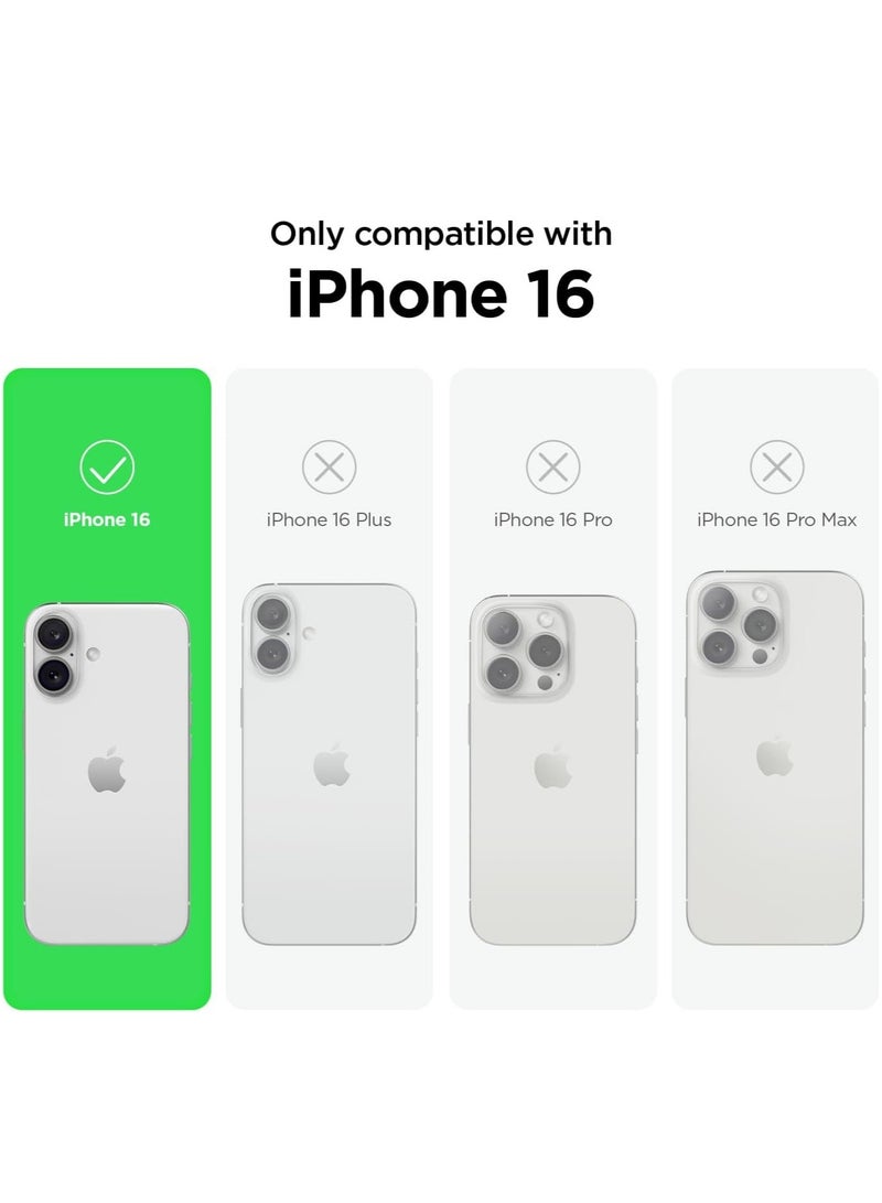 أكاليكس جراب سيليكون متوافق مع iPhone 16، جراب هاتف سيليكون سائل رفيع مع مصد مطاطي ناعم مقاوم للصدمات مكون من 3 طبقات مع بطانة من مادة TPU (رمادي متوسط) - Image 2