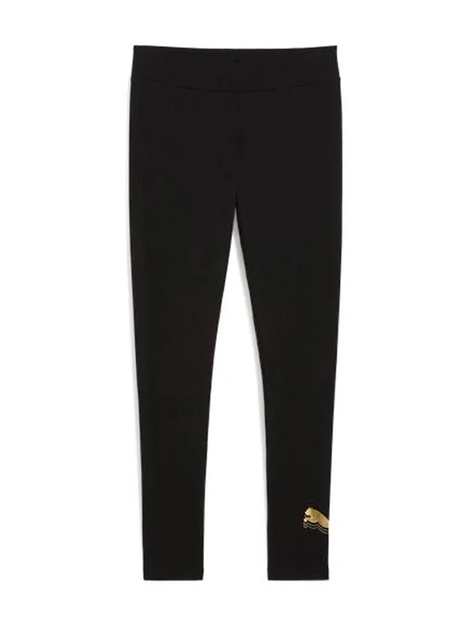 Puma black Essential Metallic Leggings for Women | Best Price UAE