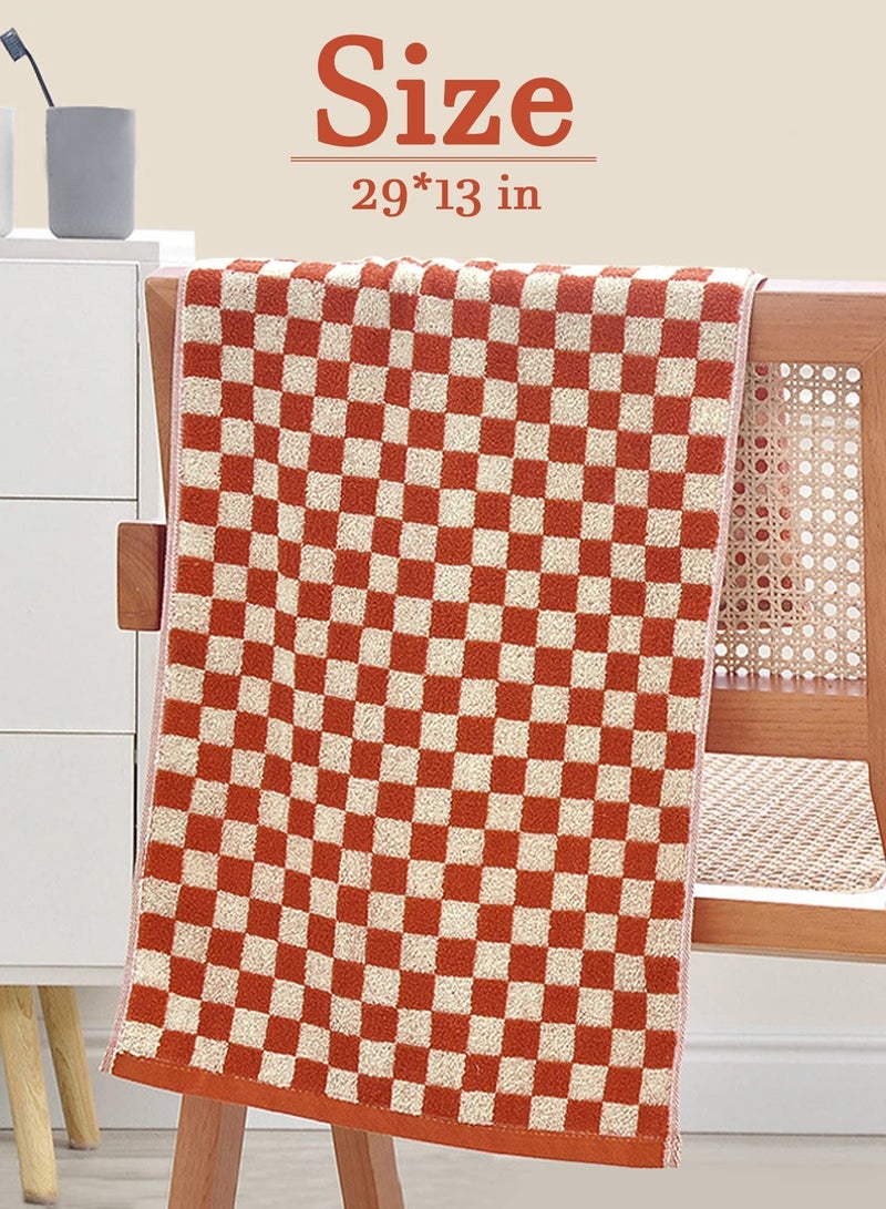 Cuken 4 Pieces Hand Towels for Bathroom, 13x29 Inches, Luxurious Premium  Cotton Towels, 4 Colors Cotton Face Towels Soft Absorbent for Spa Bath Gym Kitchen, Ultra, Soft Feel Towel - Image 2