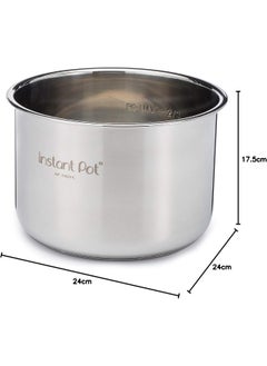 INSTANT Instant Pot 3 3 Qt Pot, 3 Quart, Stainless Steel 8 Quart Silver IP-SS04-80  - Image 5