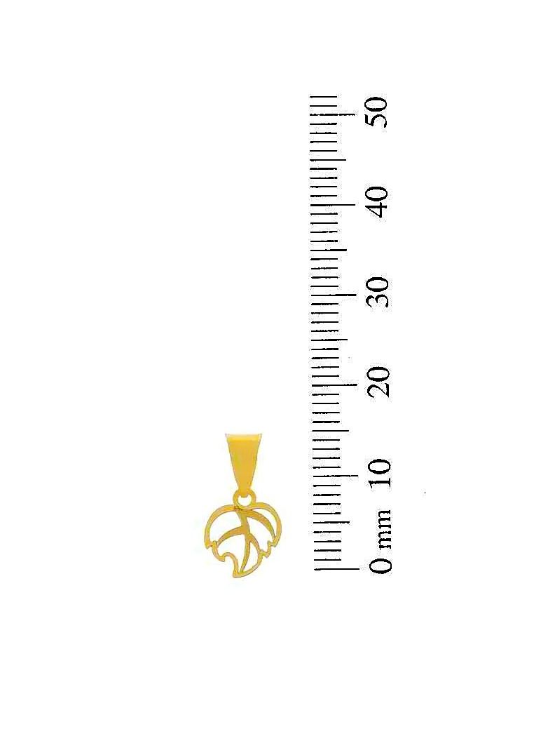 FK Jewellers Gold Palm Leaf Pendant 18KT - FKJPND18KU1040 - Image 2