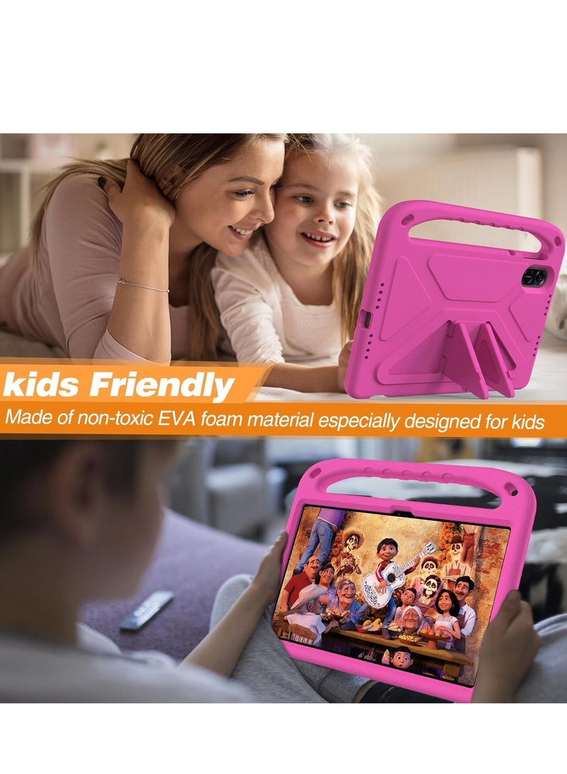 VKL جراب متوافق مع جهاز Honor Pad X9 / X8 Pro مقاس 11.5 بوصة 2023 للأطفال، جراب واقٍ خفيف الوزن من مادة إي في إيه مضاد للصدمات مناسب للأطفال - Image 2