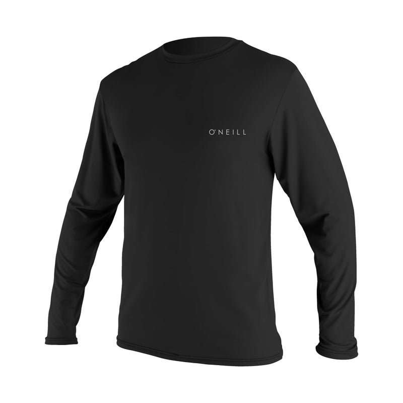 O'NEILL ONeill Mens Basic Skins Long Sleeve Sun Shirt UPF 30 Sun and Rash Protection for Surfing and All Outdoor Activities Black Small - Image 2
