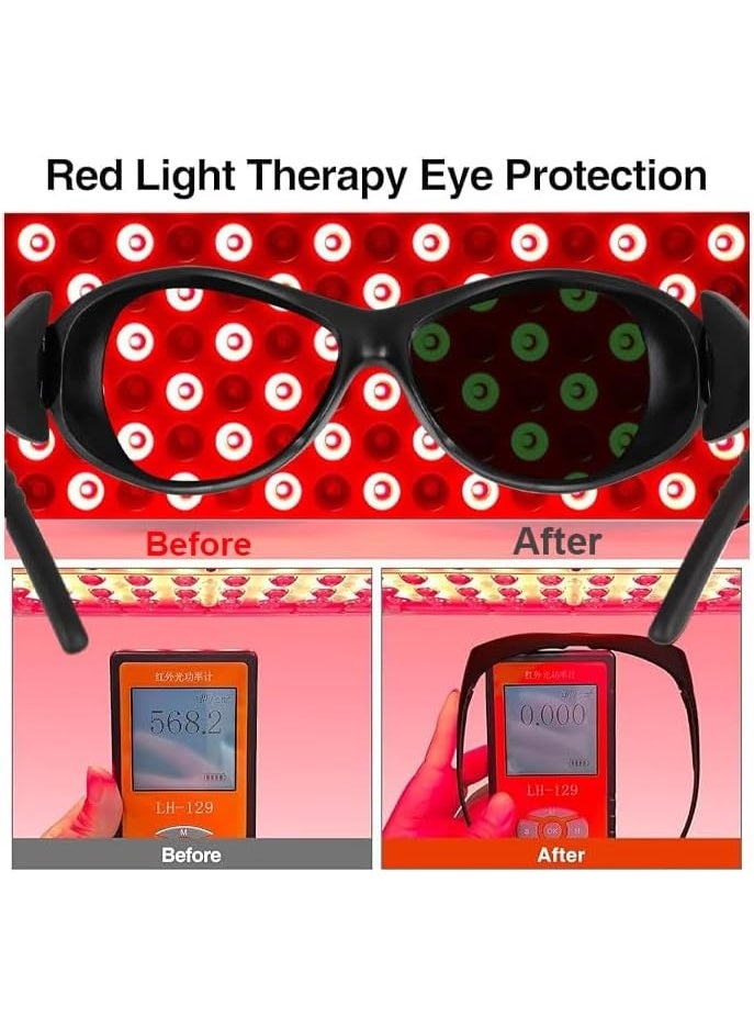 Red Light Therapy Glasses, Tanning Glasses for Eye Protection - Image 3