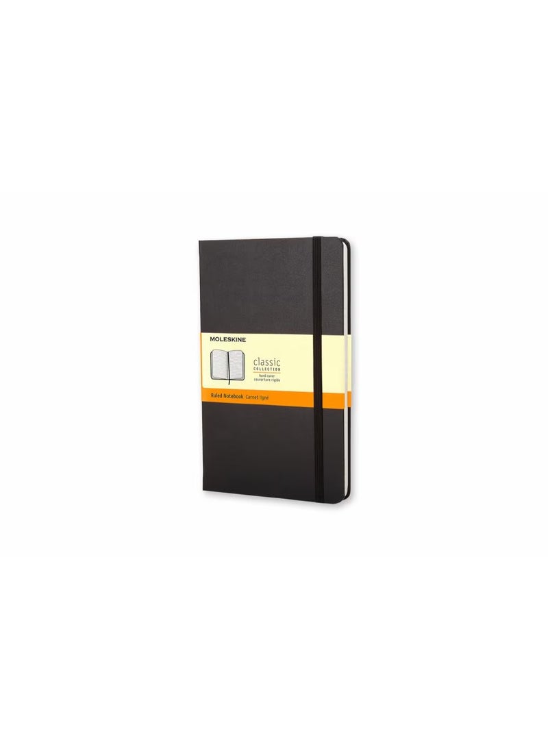 MOLESKINE Large Notebook Ruled Pages Black Hard Cover 240 Pages - Image 1