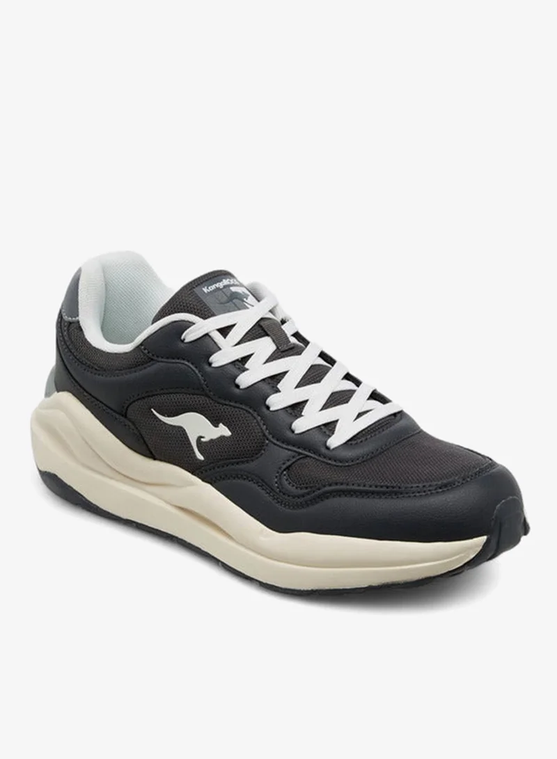 kangaROOS Men's Panelled Sports Shoes with Lace-Up Closure
