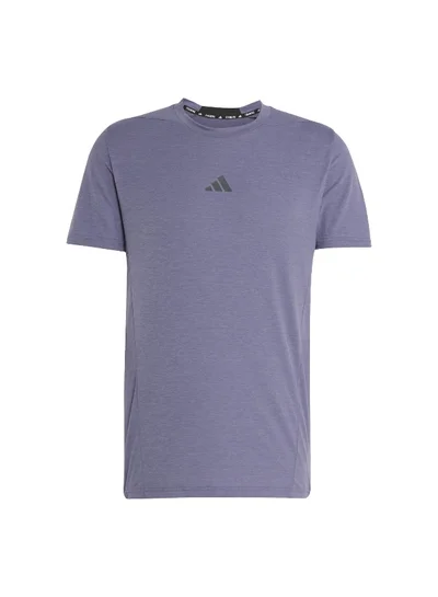 Adidas D4T Tee Purple Training T-Shirts For Men XS