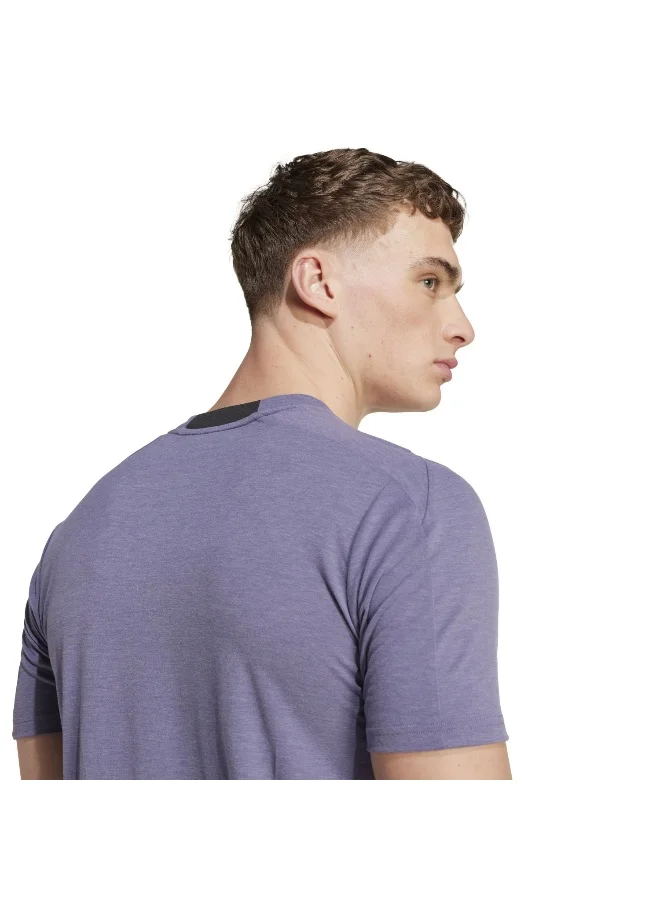 Adidas D4T Tee Purple Training T-Shirts For Men XS