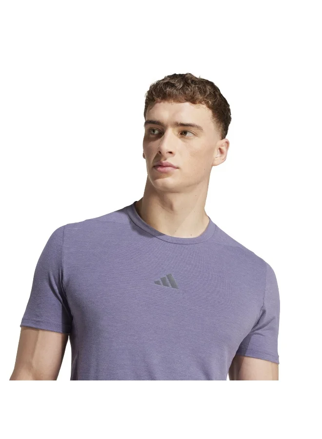 Adidas D4T Tee Purple Training T-Shirts For Men XS