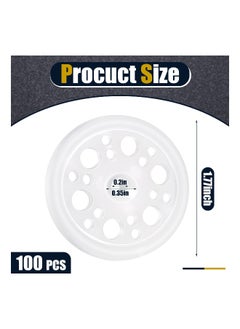 Generic 45 mm Plastic Washers, Load Spreading Polypropylene Washers for Fixing and Supporting Rigid Foam Insulation Foam Board Load Spreading for Screws Nail, Remove it Easily, Insulation (100 Pcs)  - Image 4