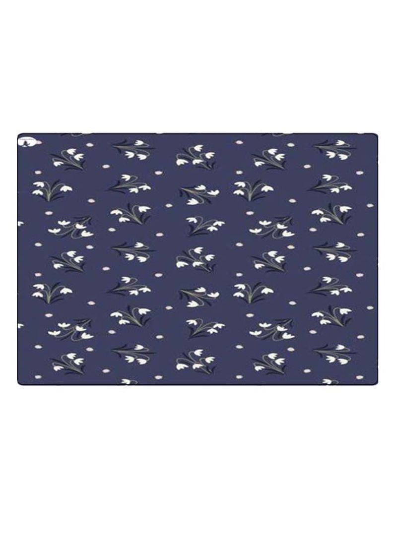RKN Printed Anti-Slip Gaming Mouse Pad Blue/White/Grey