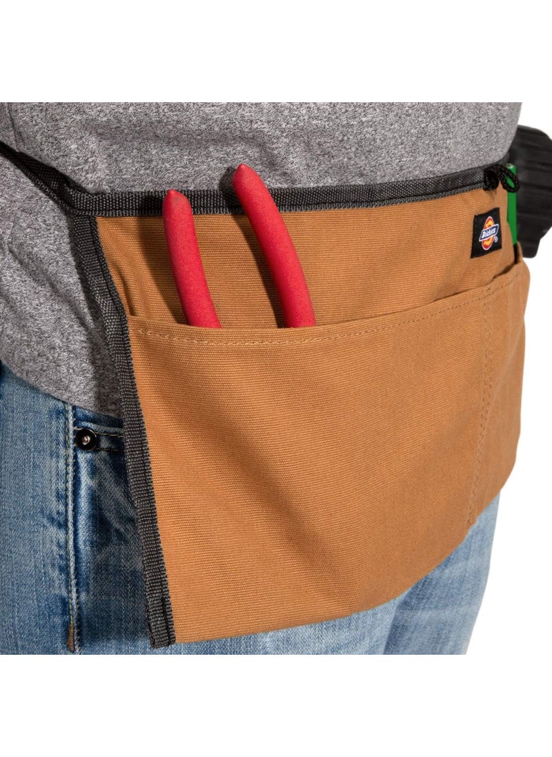 Dickies Dickies 2Pocket Canvas Work Waist Apron Suitable for Woodworkers Artists and other Craftspeople TanGrey  - Image 2