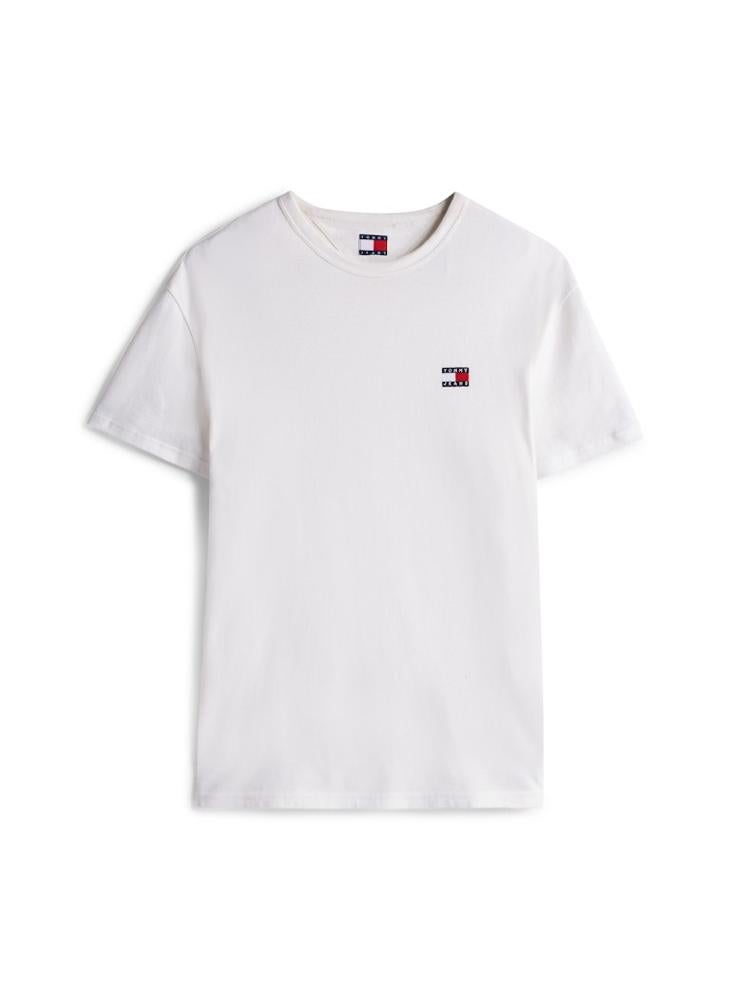 TOMMY JEANS Tonal Tommy Badge Crew Neck T-Shirt - Image 4