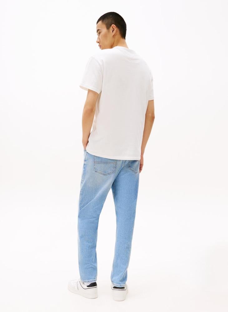 TOMMY JEANS Tonal Tommy Badge Crew Neck T-Shirt - Image 2