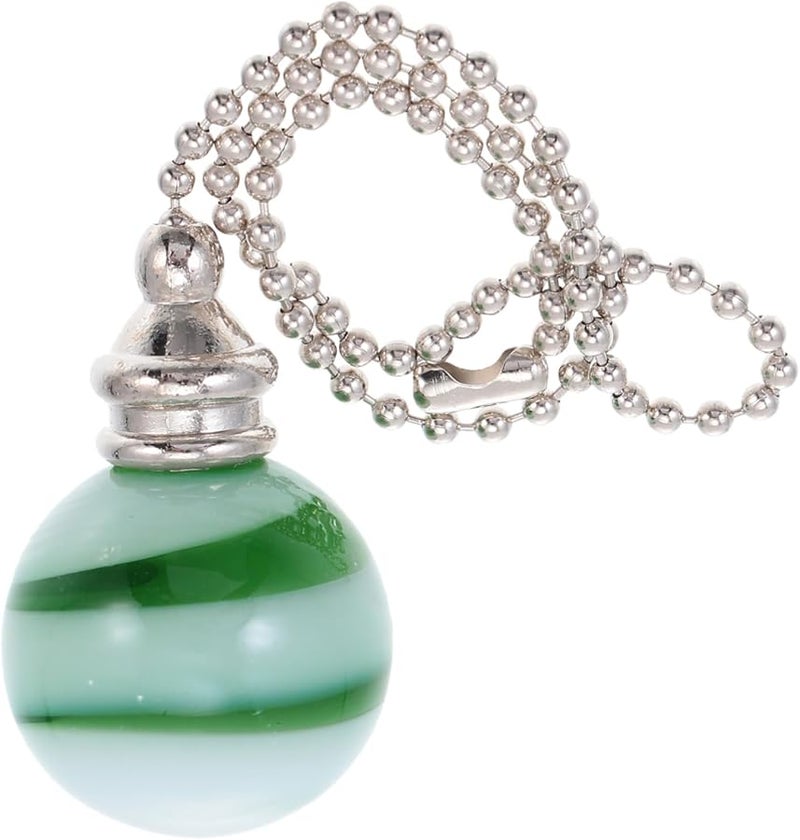 Green Ceramic Pull Chain Pendant Light Fixture For Ceiling Fans And Lamps - Image 1