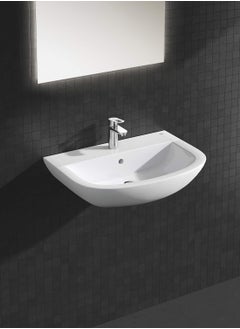Grohe GROHE BauLoop Single Lever Basin Mixer | S-Size | With Plastic Pop-Up Waste Set | Water Saving Bathroom Tap | Bathroom Fixtures | Chrome | 23335000  - Image 2