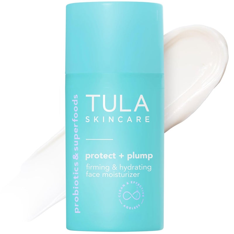 TULA Skin Care Protect  Plump Firming  Hydrating Face Moisturizer  SkincareFirst Daily Ageless Moisturizer Minimizes the Look of Wrinkles  Fine Lines 16 oz