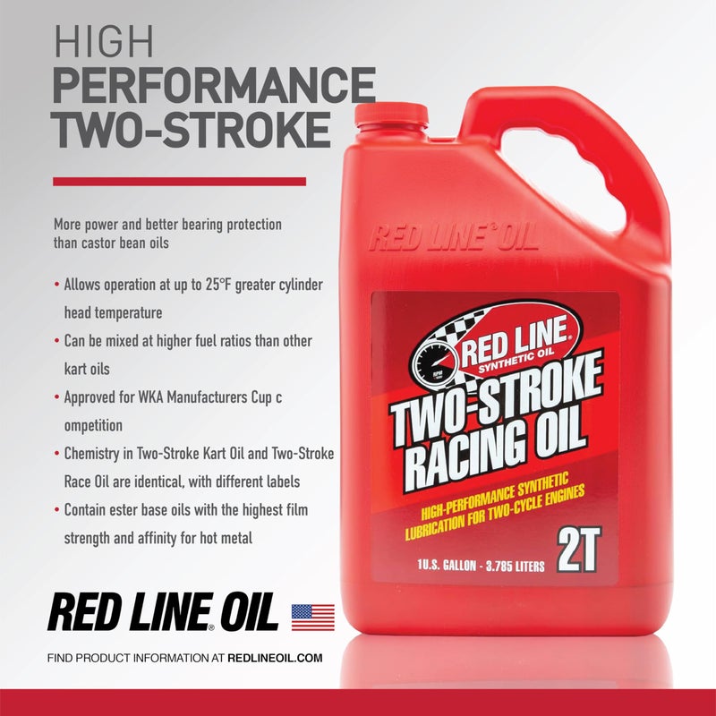 Red Line زيت كارت صناعي ثنائي الأشواط من ريد لاين 40403 - 16 أونصة - Image 3