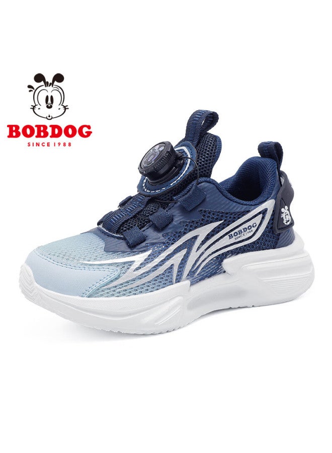 Bobdog Children's Breathable Sports Shoes, Boys' Summer Running Shoes, 103552147, Navy Blue/light Moon, Size 30 - Image 2