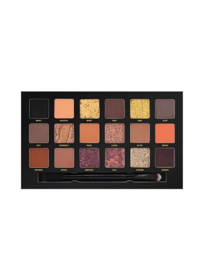 W7 Cosmetics لوحة ألوان بضغط W7 إنفلوينس 18 ظل - Image 2