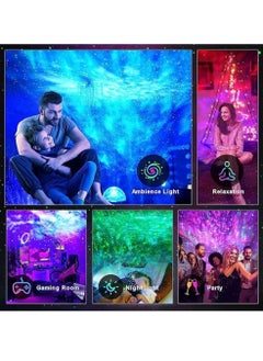 SKY-TOUCH Galaxy Star Projector 3 in 1 Night Light, 10 Color Bluetooth Night Lamp with Timer Remote and Chargeable, Bedroom Living Room Decor Kids Night Light  - Image 4