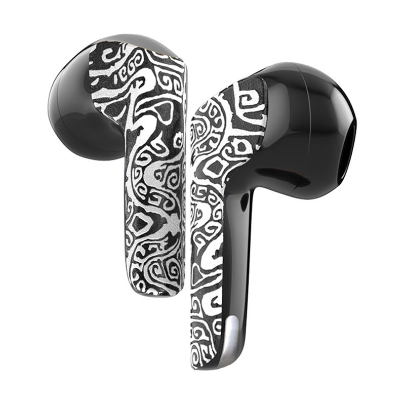 SABBAT Wireless Earbuds BT5.3 Earphone Lightweight and Ergonomic Design Semi-In-Ear Stereo Noise Cancelling Long Endurance Suitable for All Ear Types - Image 1