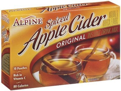 Alpine Original Spiced Apple Cider Instant Drink Mix, Rich in Vitamin C and Low Calorie, 0.74 Oz Pouch (Pack of 120) - Image 4