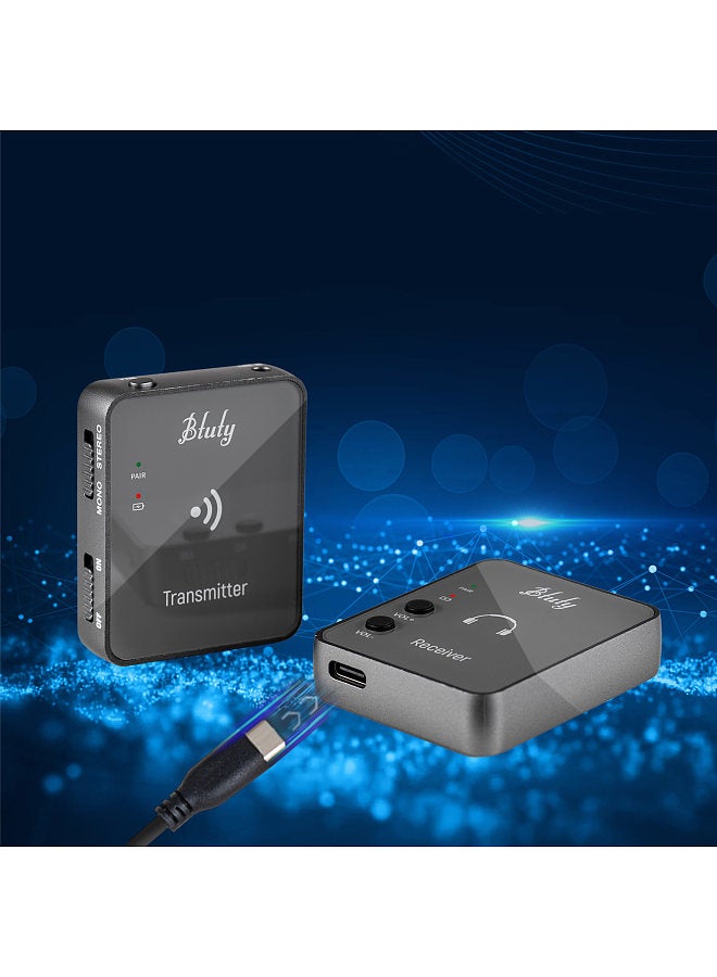 Btuty 2.4GHz Wireless Earphone Monitor Receiver Rechargeable Receiver of Wireless Earphone Monitor System  - Image 5