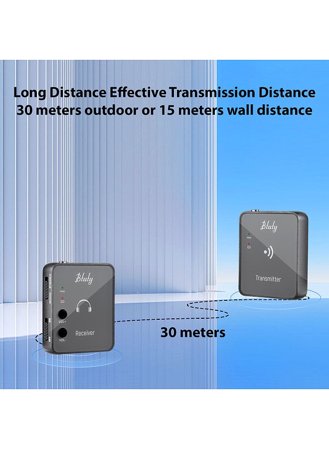 Btuty 2.4GHz Wireless Earphone Monitor Receiver Rechargeable Receiver of Wireless Earphone Monitor System  - Image 3