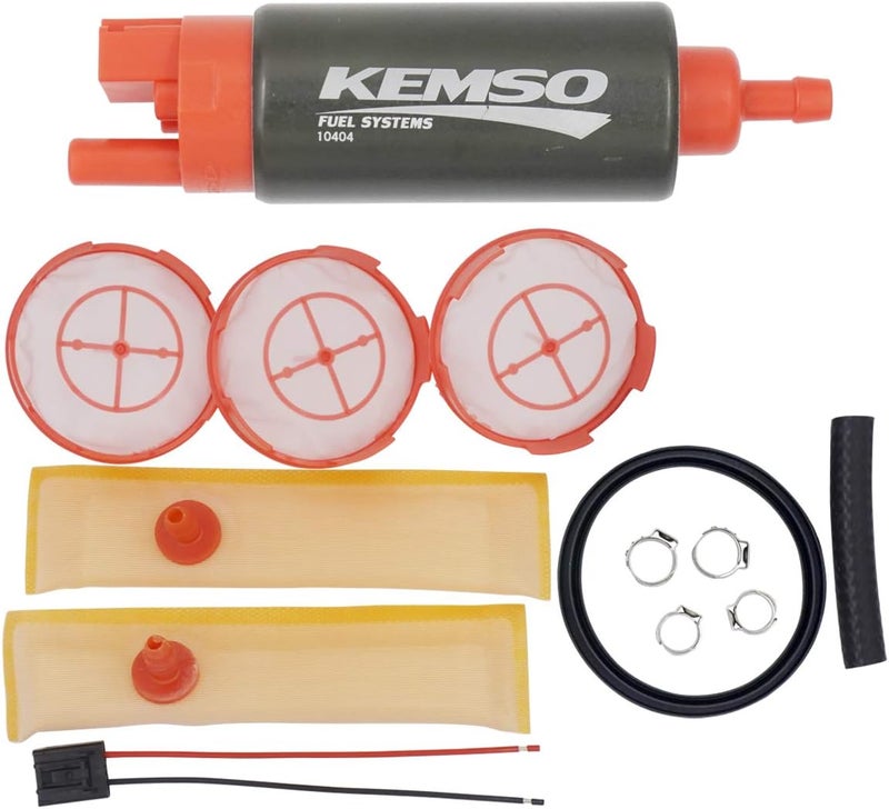 KEMSO مضخة وقود كهربائية عالية الأداء KEMSO 340LPH لأودي VW 18T بديل 96541025 E8424M - Image 1