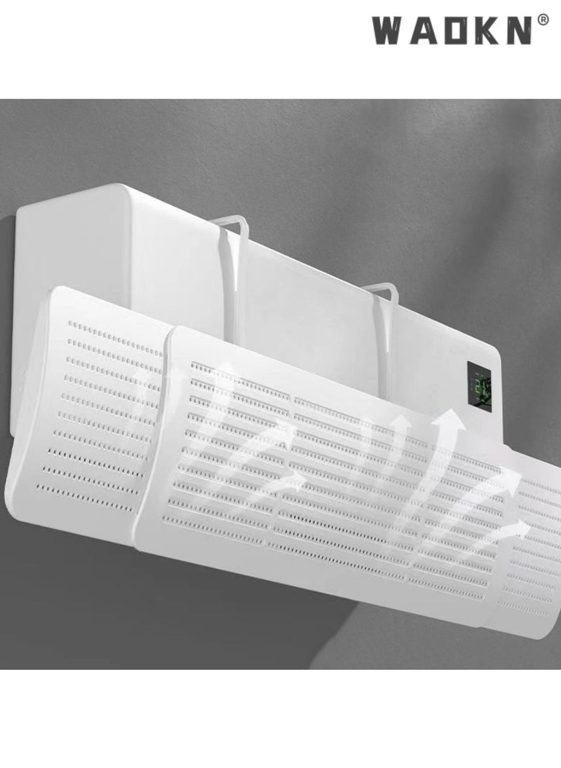 Adjustable Airflow Deflector Wind Shield for Split Air Conditioners Split Ac Adjustable Flow Deflector Preventing Ac From Blowing Directly, For Home Office Retractable Ac Windshield